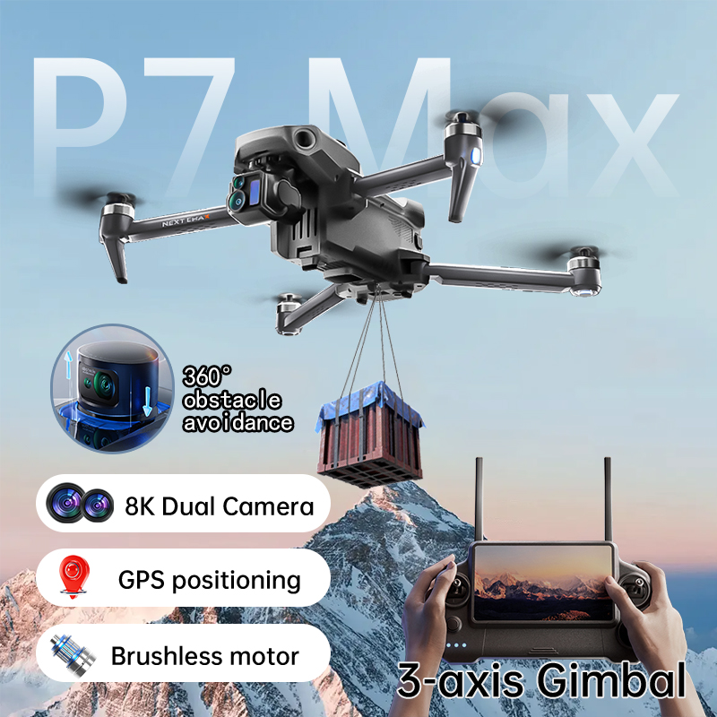 Drone Multispectral - NEW P7 Max 드론 8K 카메라