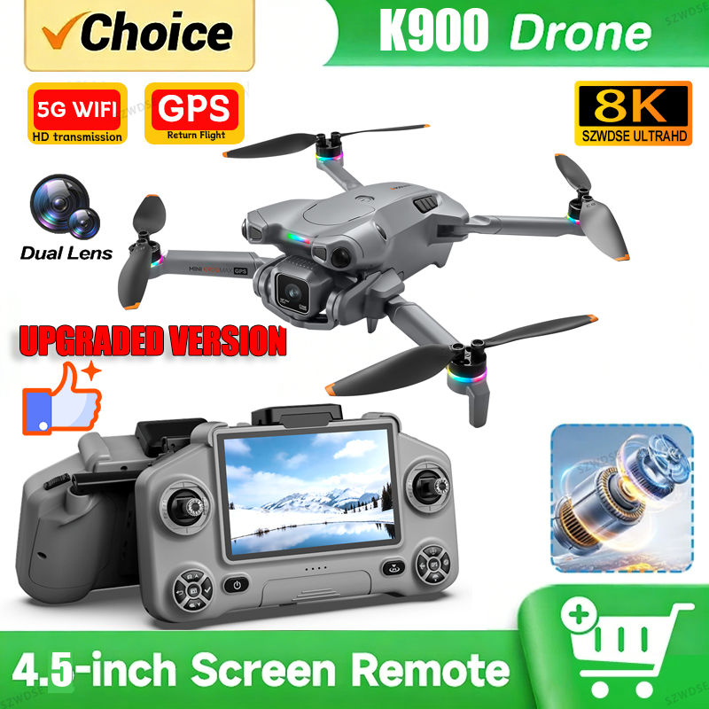 Drone Mapping - 새로운 K900 MAX GPS 드론, 4K