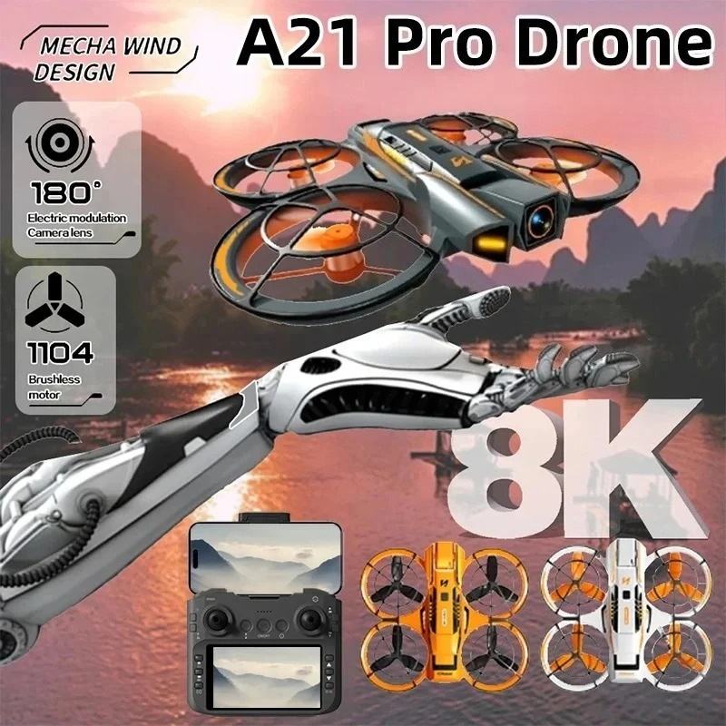 오리지널 A21 프로 드론 4K 프로페셔널 FPV 8K - Drone Multispectral 리뷰 및 가격