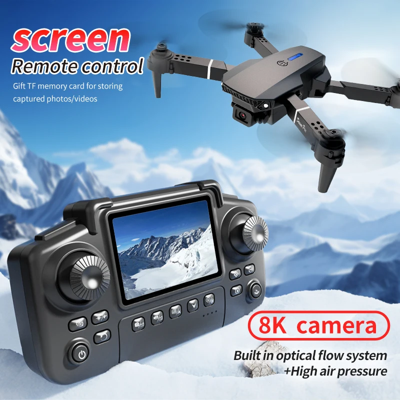전문 E88 프로 드론 스크린 8K HD 카메라 WiF - Drone Aerial Photography 리뷰 및 가격