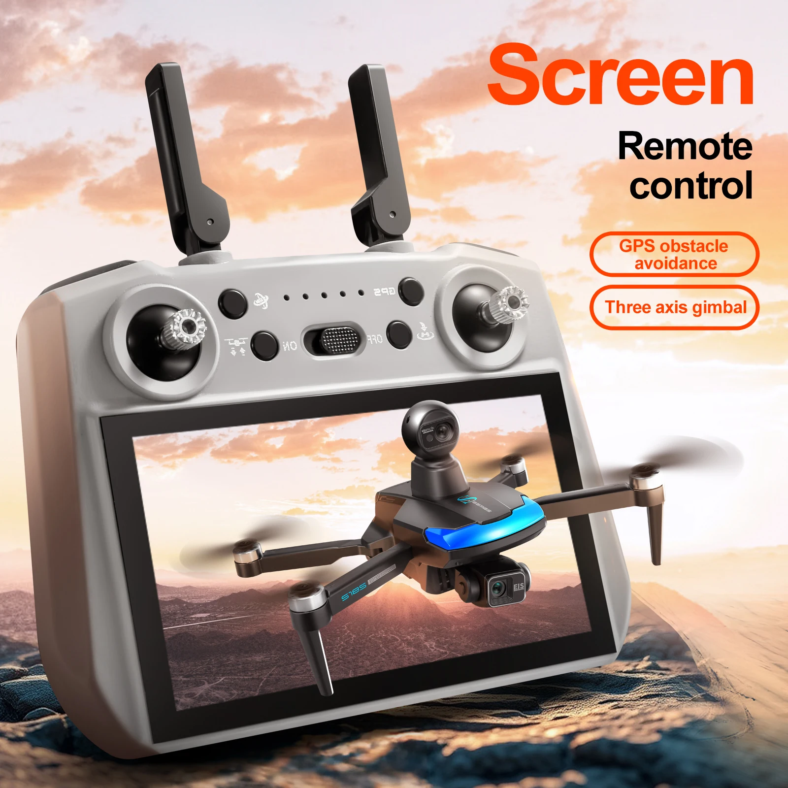 S185 전문 드론 2.7K HD 듀얼 카메라 터치 스 - Drone Multispectral 리뷰 및 가격