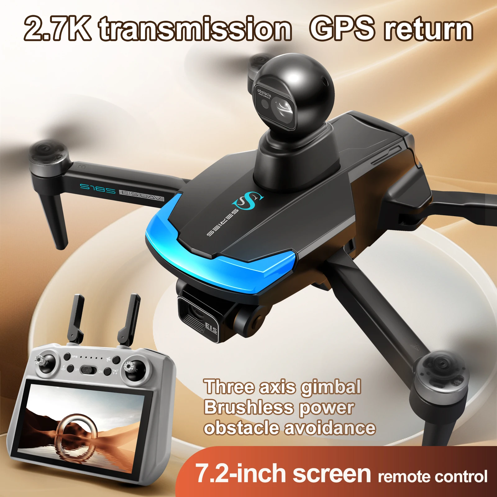 S185 전문 드론 2.7K HD 듀얼 카메라 터치 스 - Drone Multispectral 리뷰 및 가격