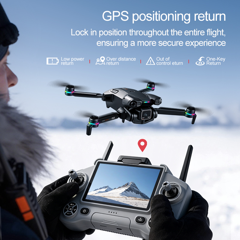 새로운 K900 MAX GPS 드론, 4K 전문가용 H - Drone Mapping 리뷰 및 가격