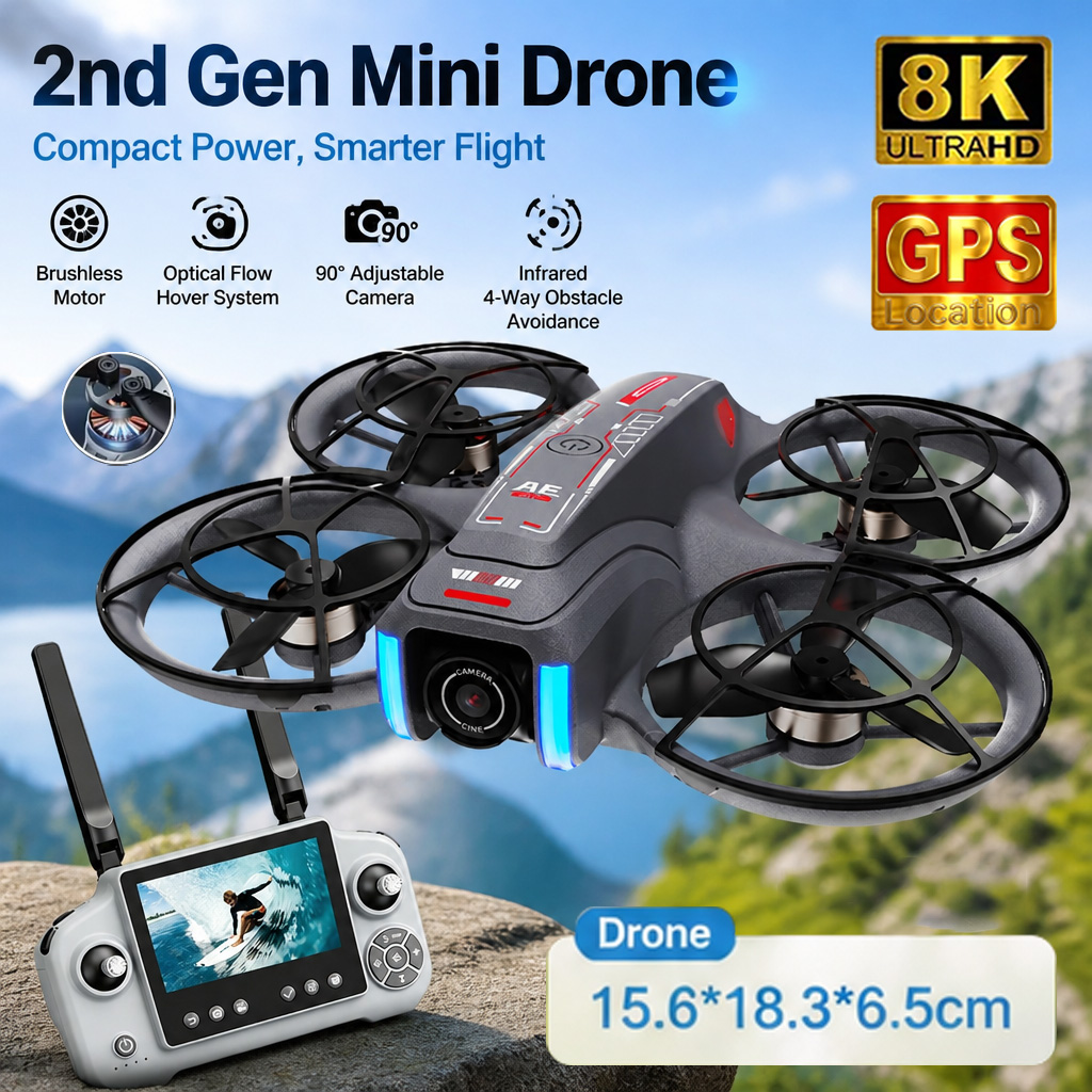 AE21 미니 드론 장난감 8K HD 듀얼 카메라 Wi - Drone Mapping 리뷰 및 가격